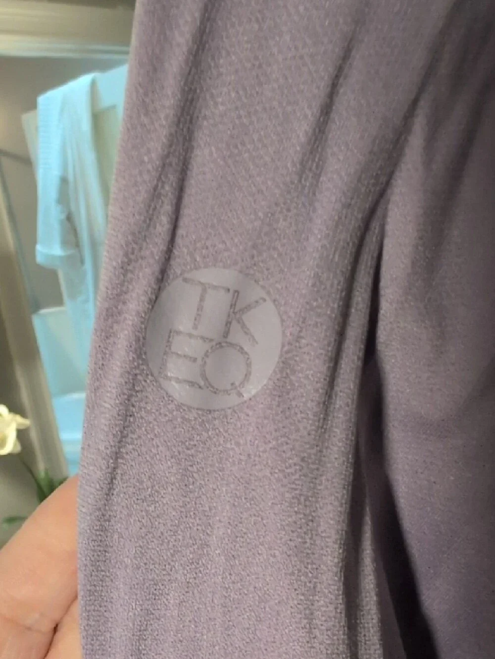 TKEQ - Technical Riding Shirt Long Sleeve Lavender Crewneck Tee - Picture 4 of 5